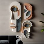Modern Yüzler 3 Parçalı 3D Tablo ||| SYT-0015