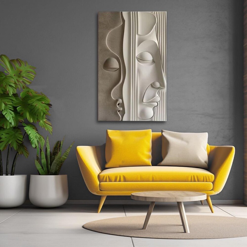 Sessiz Diyalog 3 Boyutlu Minimalist Traverten Kaplama Tablo ||| SYT-0011 Sessiz Diyalog 3 Boyutlu Minimalist Traverten Kaplama Tablo ||| SYT-0011