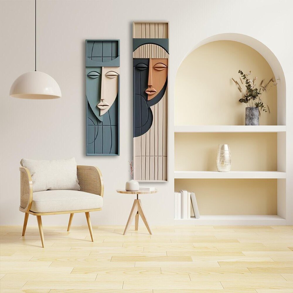 dokulu duvar sanati 4