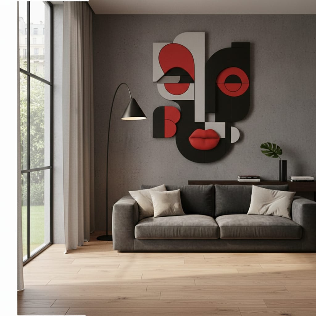 kum dokulu soyut tablolar 1