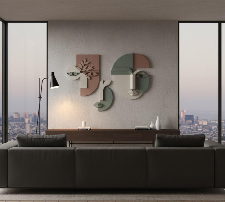 minimalist soyut tablo