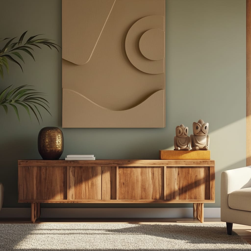 puruzlu yuzey duvar sanati