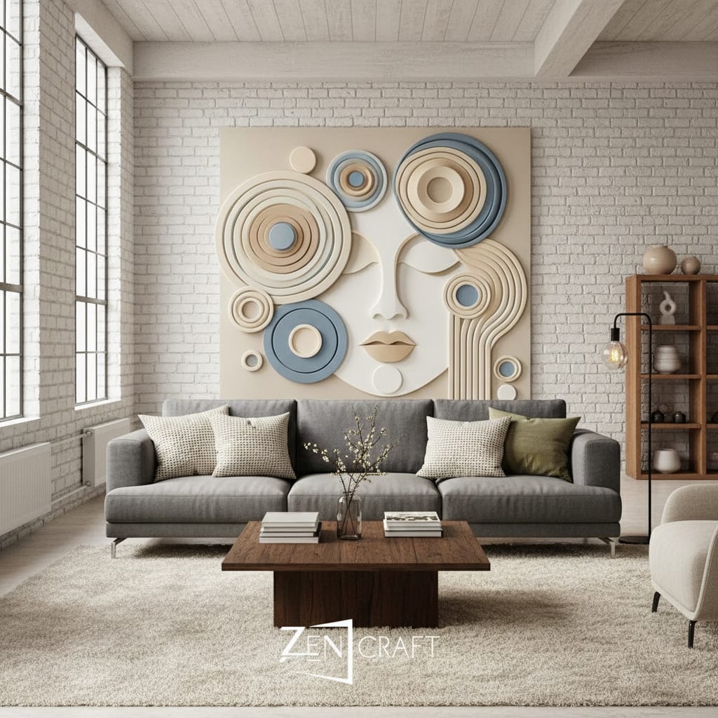 soyut yuz figurlu tablo 1