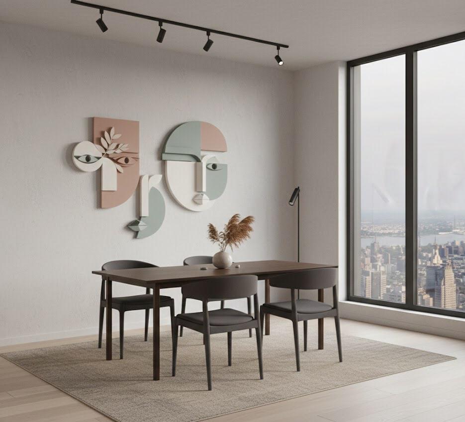 wabi sabi duvar dekorasyonu