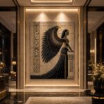 3D Salon Tablosu Firuze’nin Muhafızı ||| SLN-0002